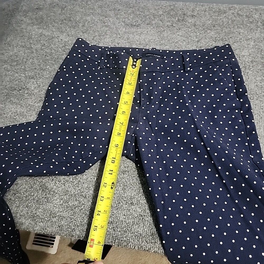 Tommy Hilfiger Denim Jeans Womens Size 4 Blue Polka Dot Print Stretch Straight - Picture 12 of 14